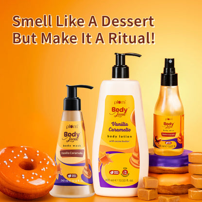 Plum Goodness Go Caramello Bath & Body Trio by BodyLovin'