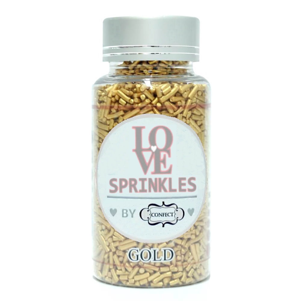 Confect Gold Vermicelli Sprinkles