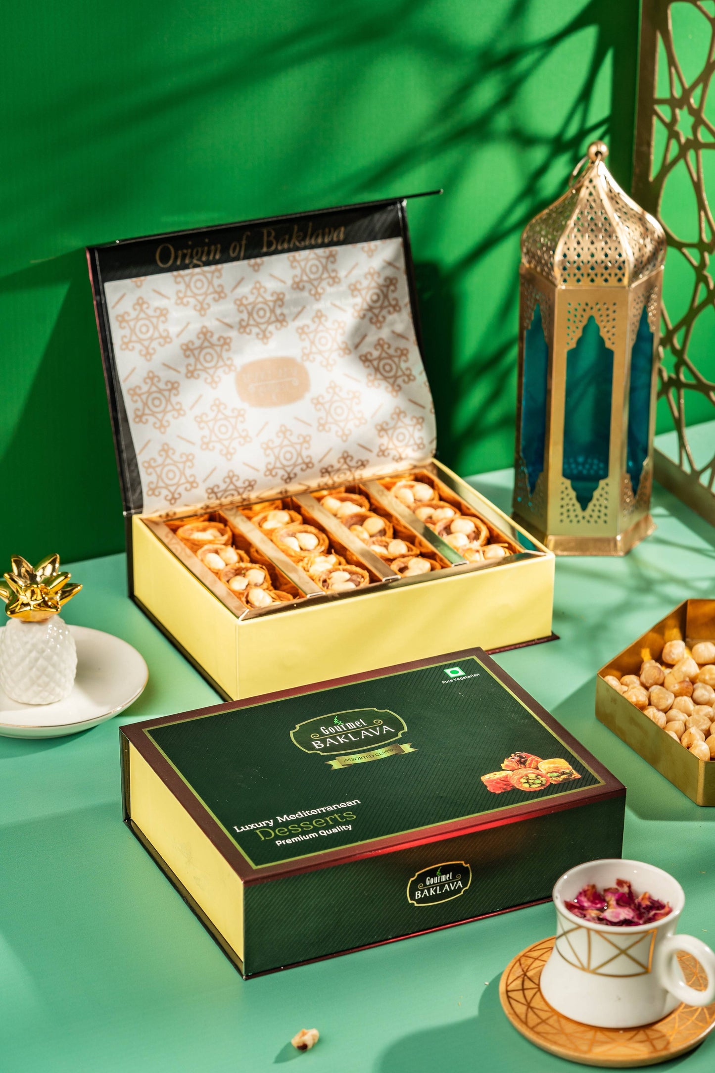 Gourmet Baklava Decadent Hazelnut Nest Baklava