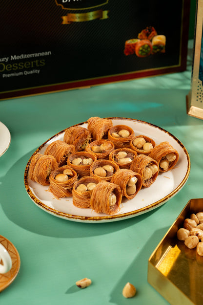 Gourmet Baklava Decadent Hazelnut Nest Baklava