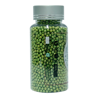 Confect Green Disco Balls Sprinkles 3 MM