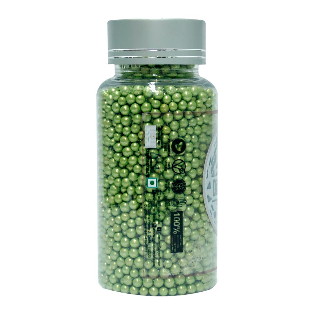 Confect Green Disco Balls Sprinkles 5 MM