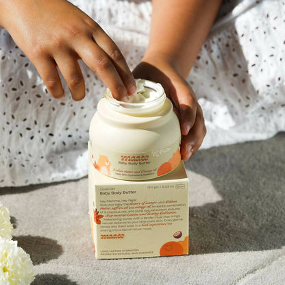 Maate Baby Body Butter Enriched with Pure Kokum Butter and Saffron Oil - Indyancart