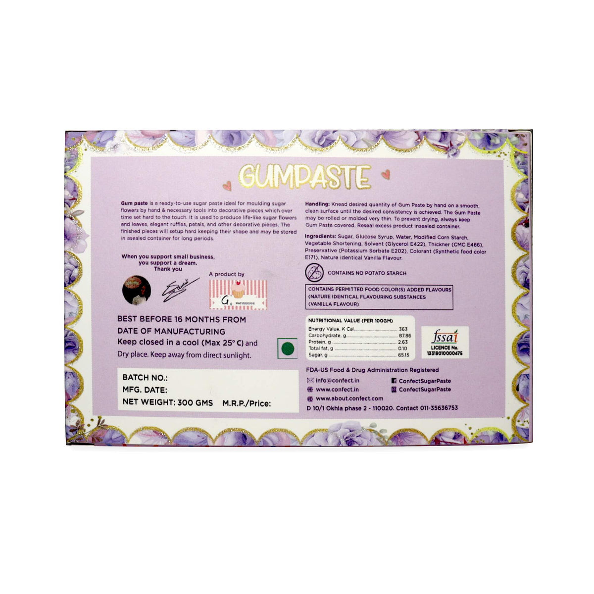 Confect Gum Paste Multipack 3