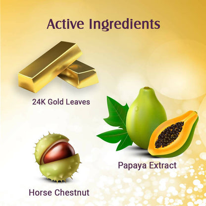 Lotus Herbals Radiant Gold Cellular Glow Facial Kit For All Skin Types - Indyancart