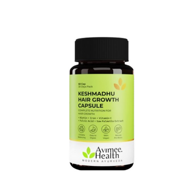 Avimee Herbal Keshmadhu Hair Growth Capsule with Biotin