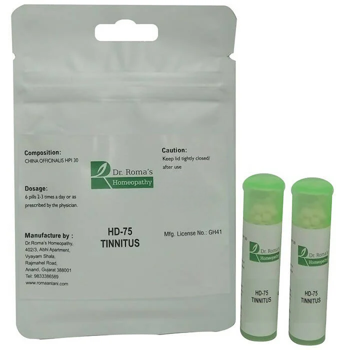 Dr. Romas Homeopathy HD-75 Tinnitus