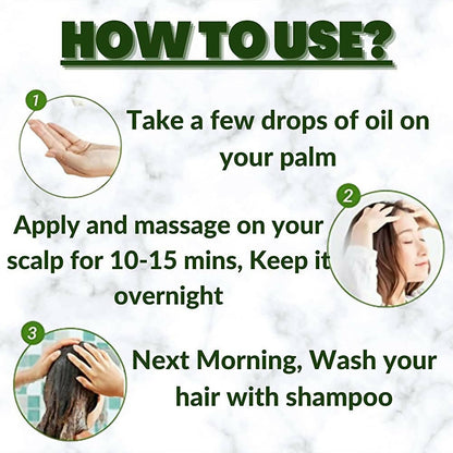 Qykkare Herbal Anti-Hairfall Shampoo & Herbal Hair Growth Oil Combo - Indyancart