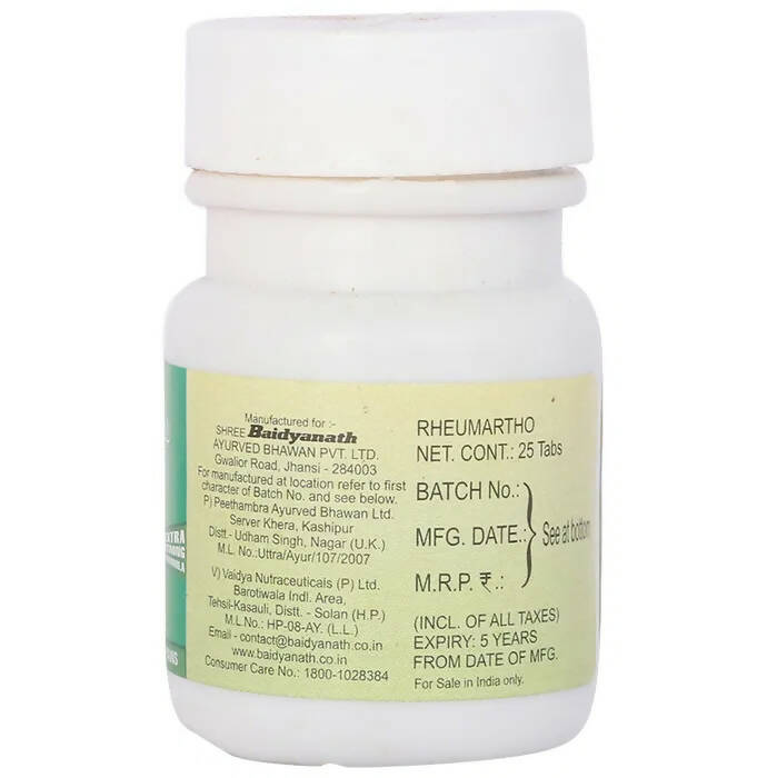 Baidyanath Jhansi Rheumartho With Salai Guggulu - Indyancart