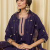 Dhiyona IE Women Ethnic Motifs Embroidered Regular Thread Work Kurta with Trousers & With Dupatta