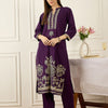 Dhiyona IE Women Ethnic Motifs Printed Regular Pure Cotton Kurta with Trousers