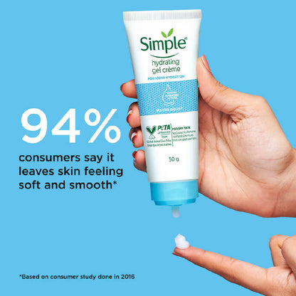 Simple Water Boost Hydrating Gel Creme for 100 HR Hydration - Indyancart
