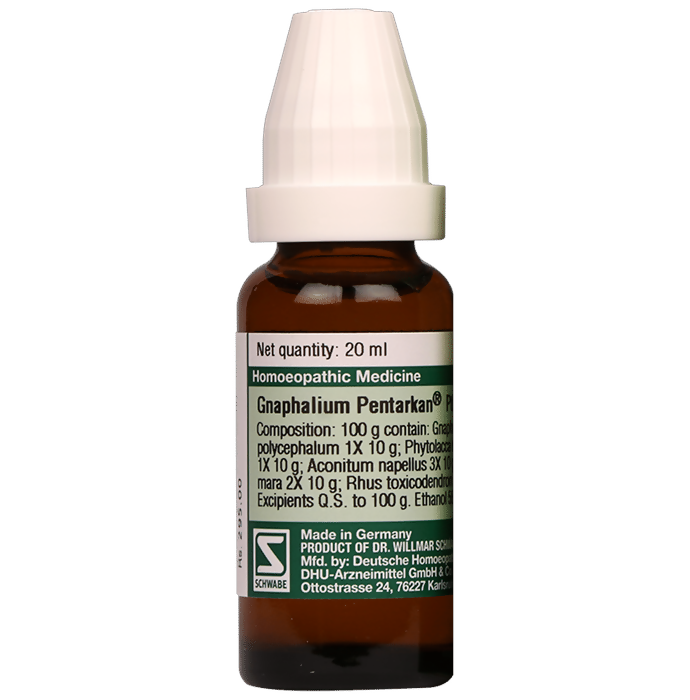 Dr. Willmar Schwabe Germany Gnaphalium Pentarkan Ptk. 49 Drops - Indyancart
