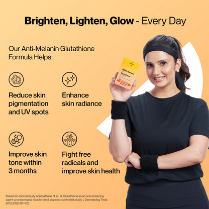 Setu Skin Renew Glutathione With Vitamin C Effervescent Tablets - Orange Flavor