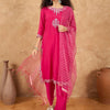 Dhiyona VA Women's Ethnic Motifs Embroidered Kurta with Trouser & Dupatta