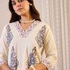 Dhiyona IE Printed Pure Cotton Tunic With Palazzo