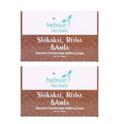 Hebsur Herbals Shikakai Ritha & Amla Soap - Indyancart