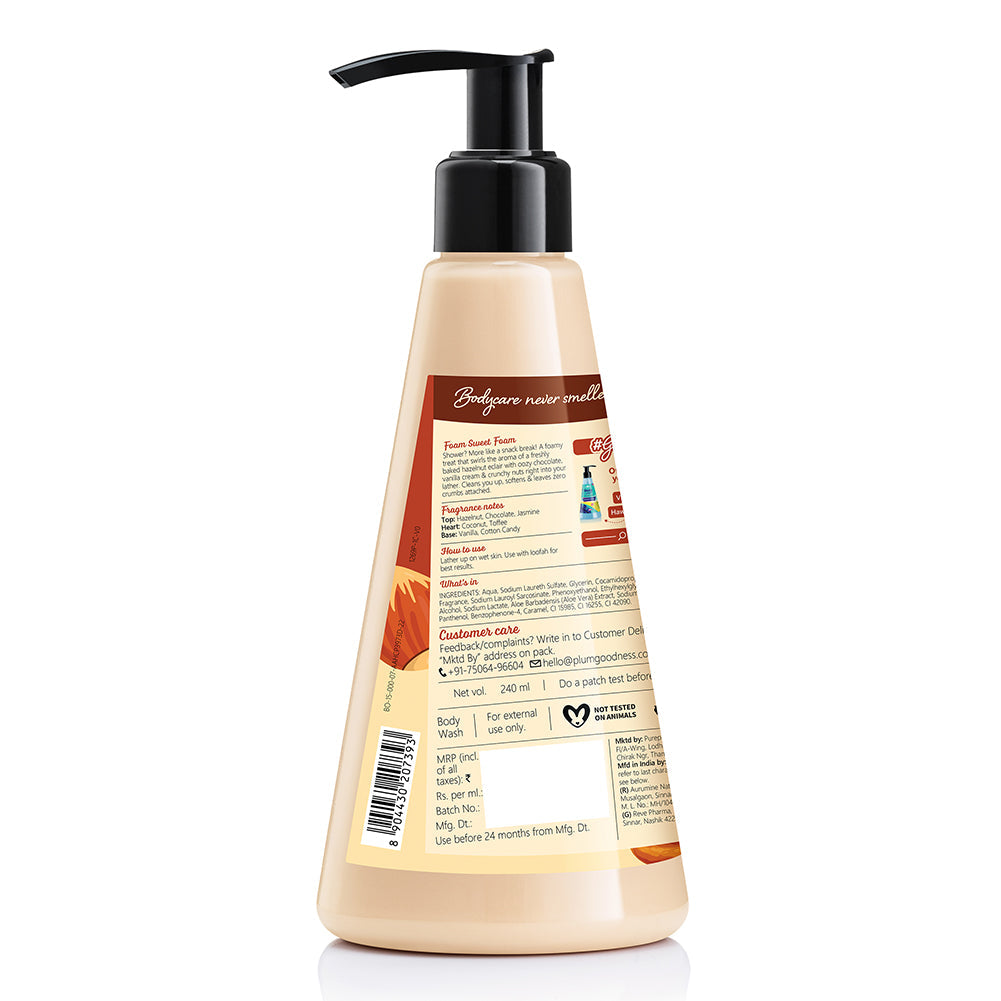 Plum Goodness Hazelnut Eclair Body Wash by BodyLovin'