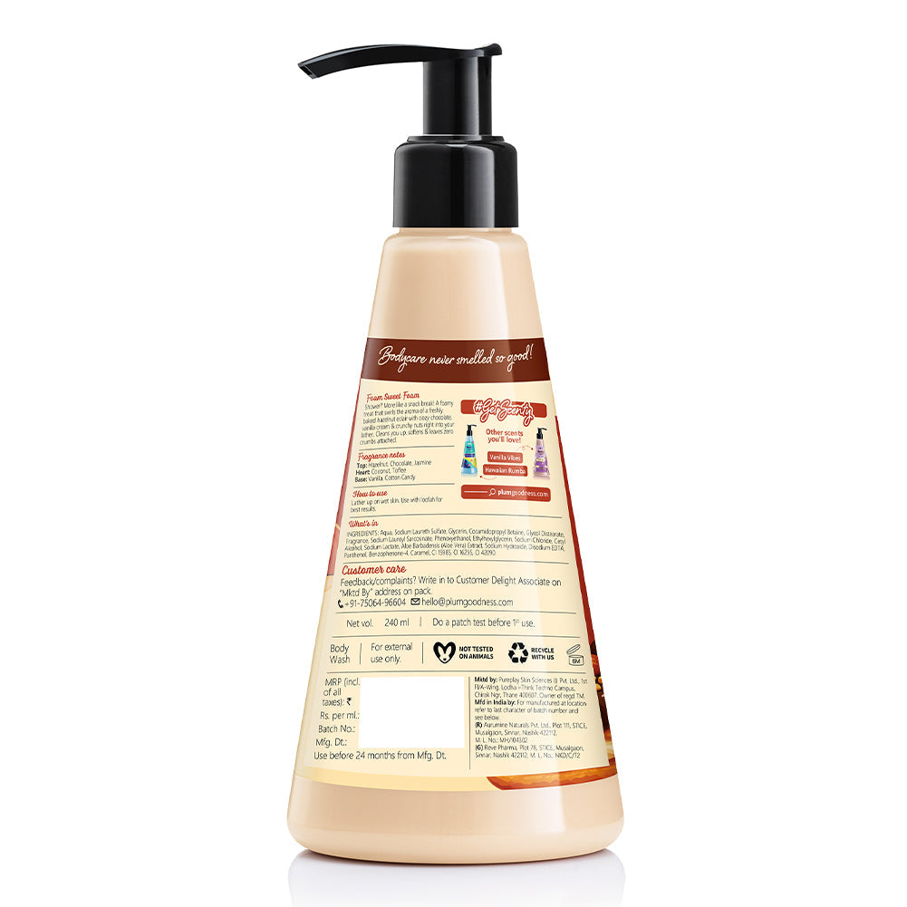 Plum Goodness Hazelnut Eclair Body Wash by BodyLovin'