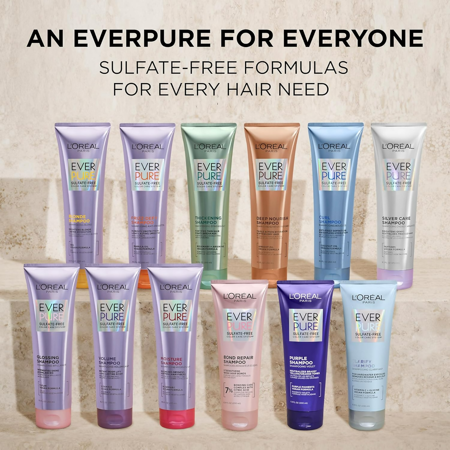 L'Oreal Paris Sulfate Free Moisture Shampoo (Evercreme Moisture Care Deep Nourish)