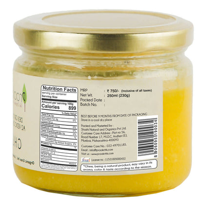 Praakritik Natural Desi Gir Cow A2 Ghee - Indyancart