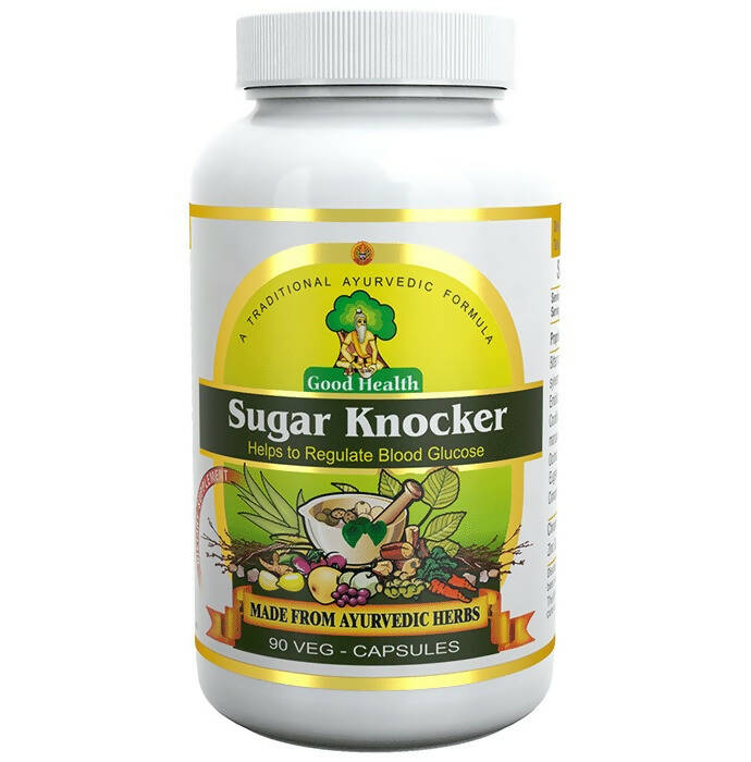 Sushrut Ayurved Good Health Sugar Knocker Veg Capsules - Indyancart