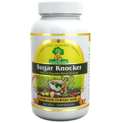Sushrut Ayurved Good Health Sugar Knocker Veg Capsules - Indyancart