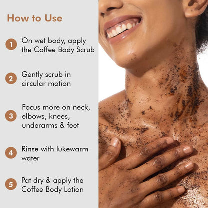 mCaffeine Raw Coffee Body Scrub - Indyancart