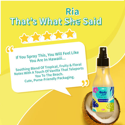Hawaiian Rumba Body Mist by BodyLovin'
