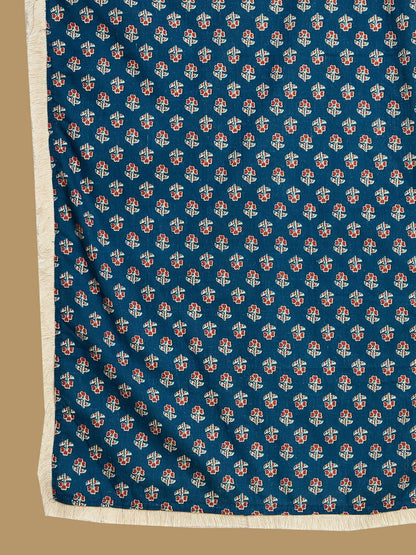 Indyancart IE Women Ethnic Motifs Embroidered Kurta with Trousers & Dupatta