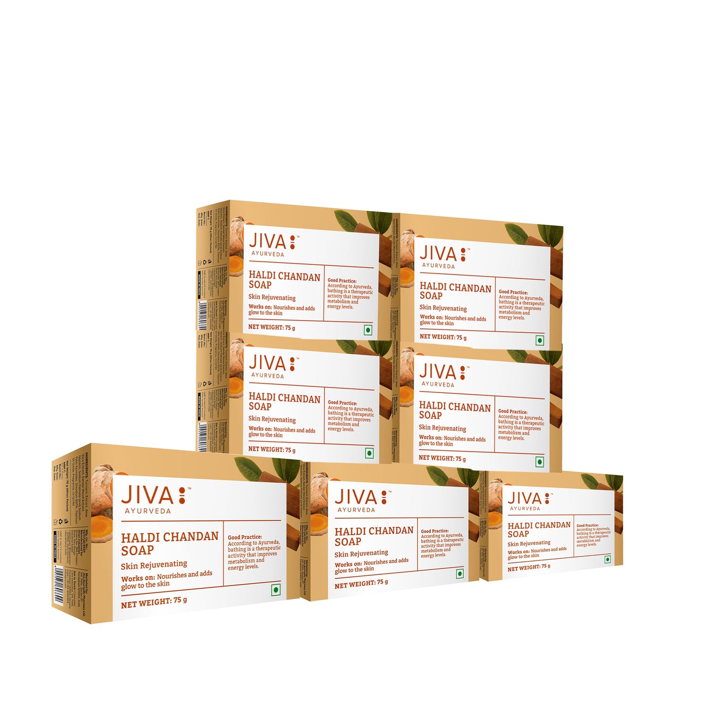 Haldi Chandan Soap 75gm | Prevents Acne, Pimples, Fine Lines, & Wrinkles