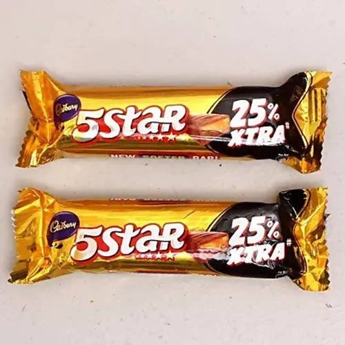 American Diamond Rakhi Set & 5 Star Chocolates
