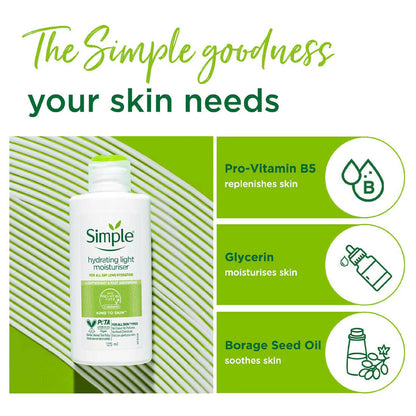 Simple Kind To Skin Hydrating Light Moisturiser - Indyancart