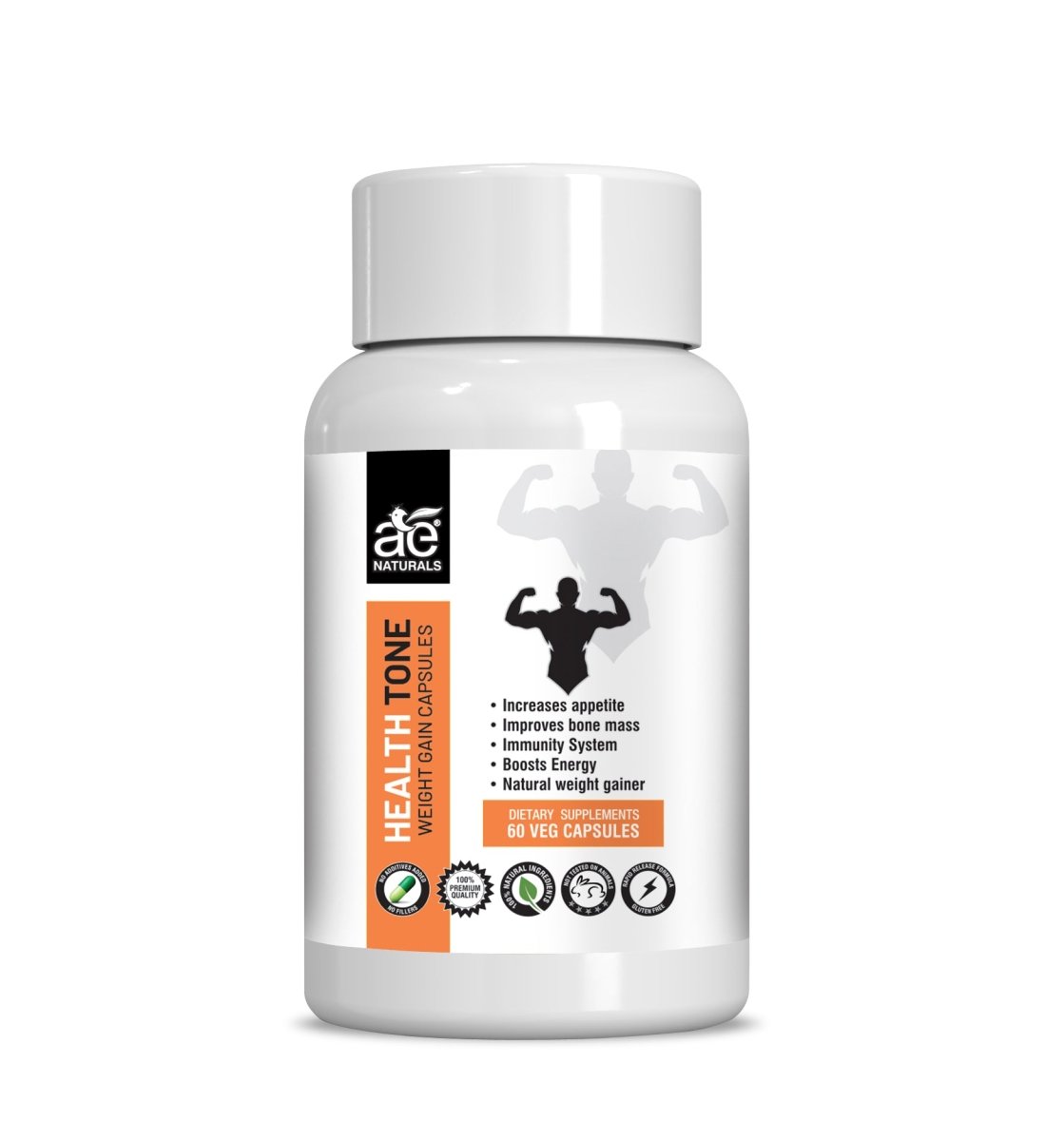 Ae Naturals Health Tone Weight Gain Capsules - Indyancart