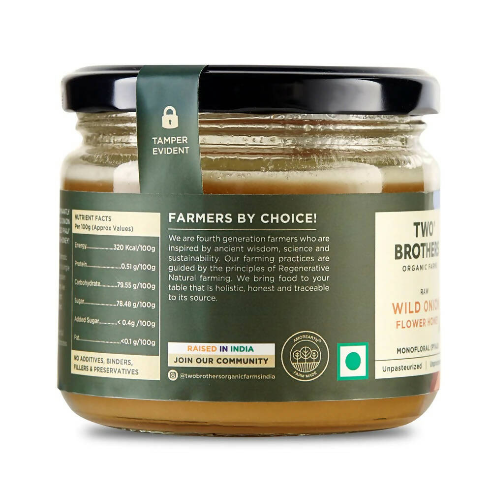 Two Brothers Organic Farms Wild Onion Flower (Pyaji) Honey, Raw Mono-Floral - Indyancart