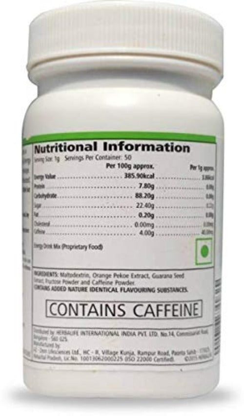 Herbalife Nutrition Afresh Energy Drink Mix | Rich source of Guarana Seed Extract, Orange Pekoe Extract and Antioxidants