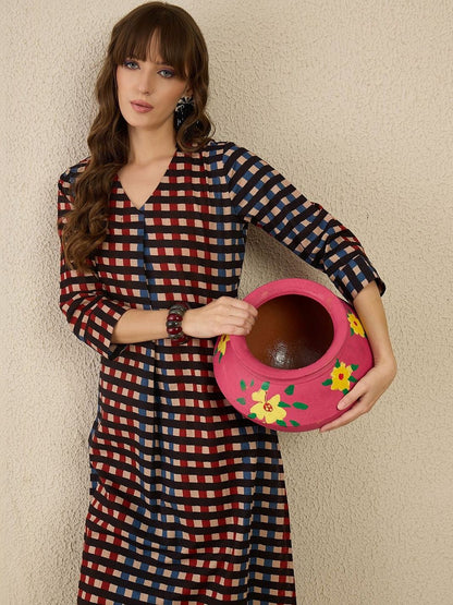 Women Regular Pure Cotton Kurta with Trousers