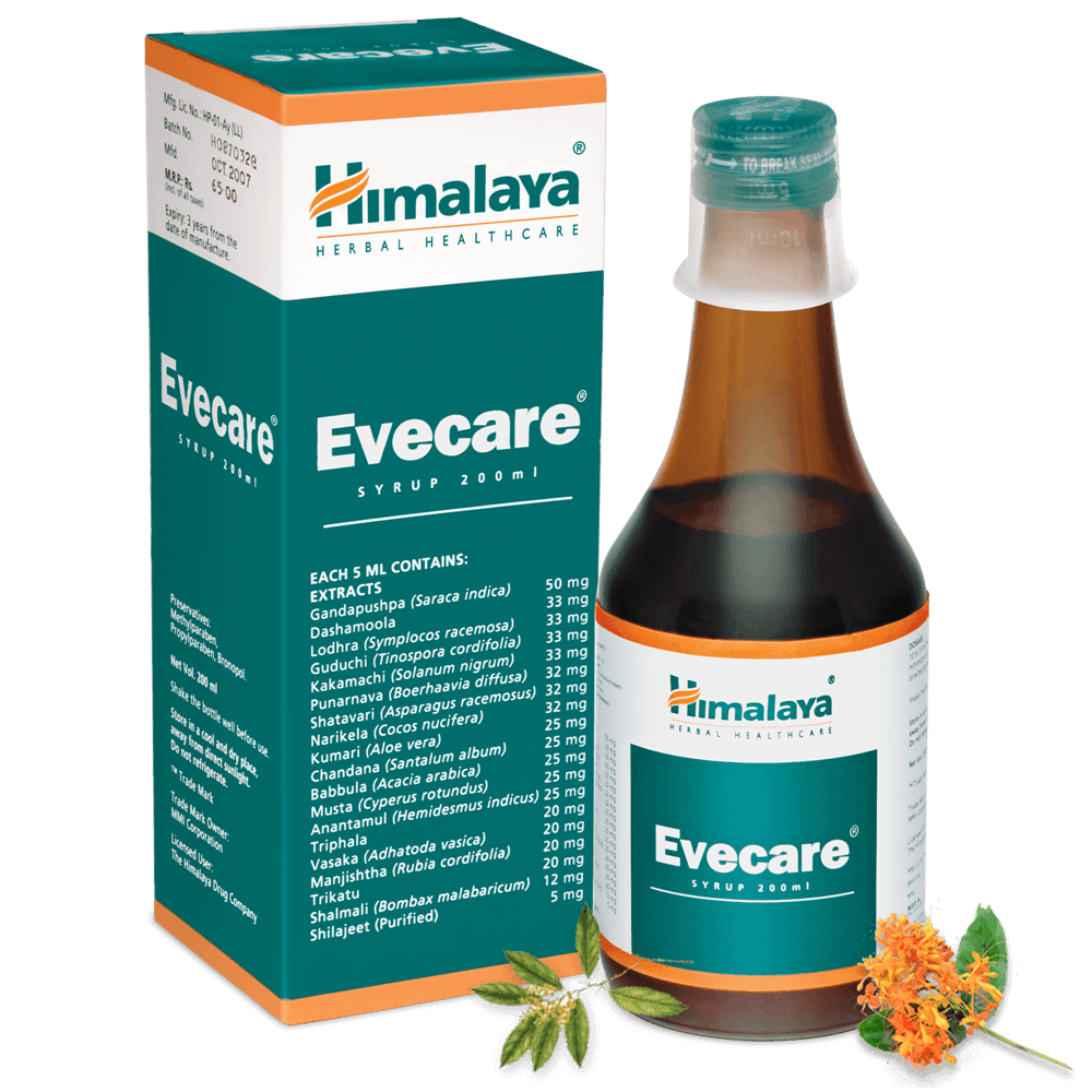Himalaya Herbals - Evecare Syrup - Indyancart