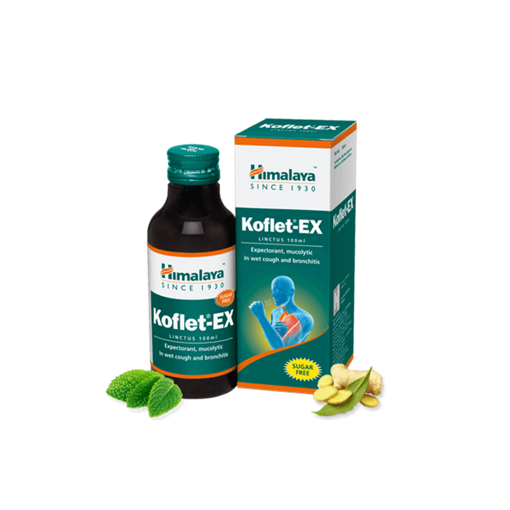 Himalaya Herbals Koflet-EX Linctus (100 ml) - Indyancart