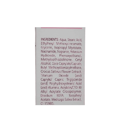 Himalaya Herbals Natural Glow Kesar Face Cream Ingredients