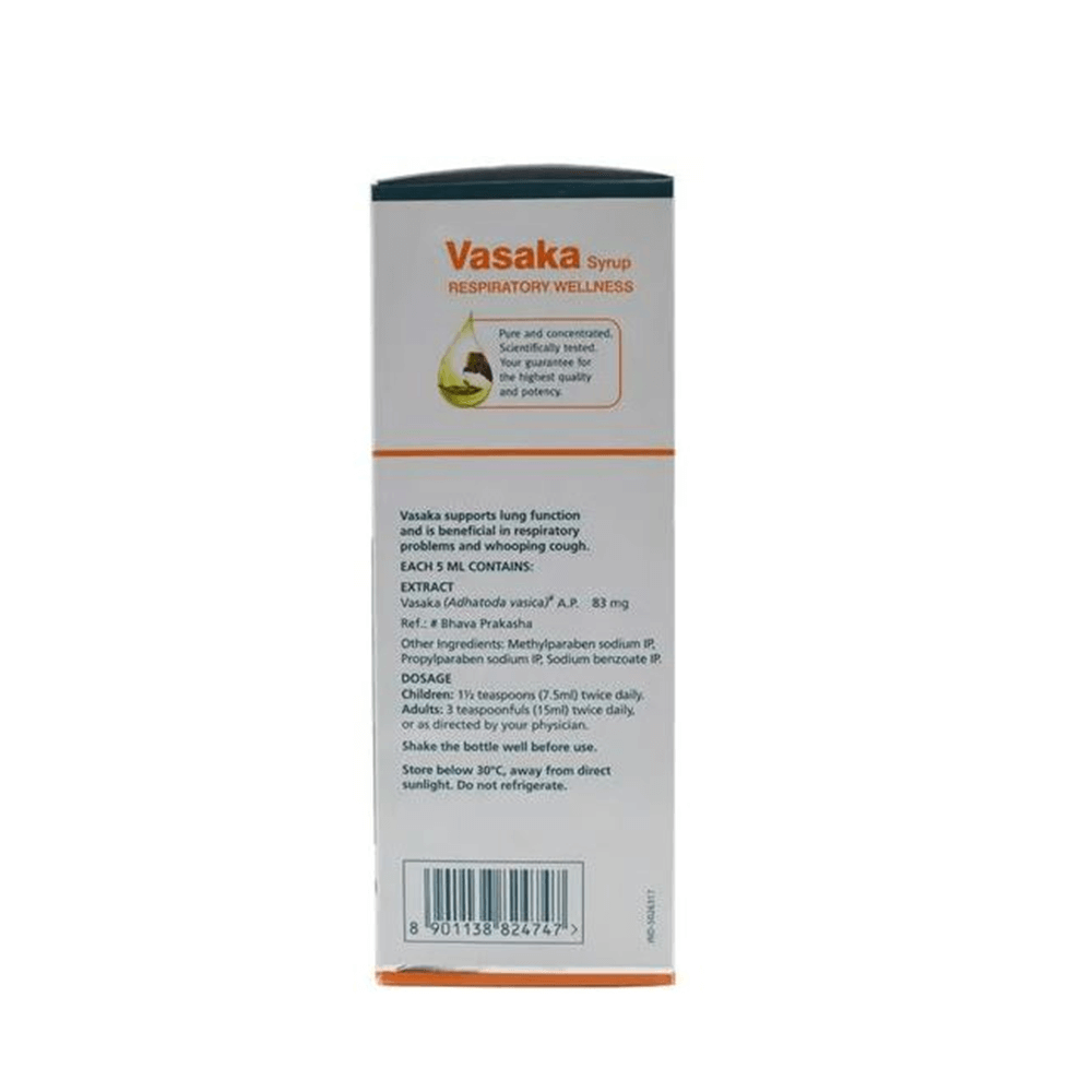 Himalaya Herbals - Vasaka Syrup (200 ml) - Indyancart