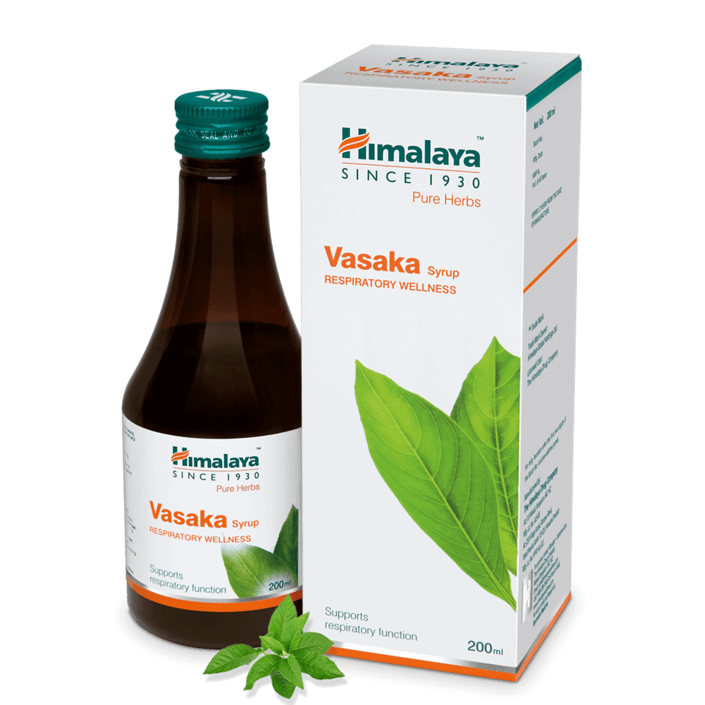 Himalaya Herbals - Vasaka Syrup (200 ml) - Indyancart