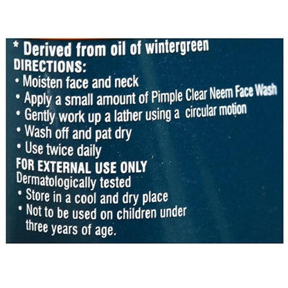 Himalaya Men Pimple Clear Neem Face Wash - Indyancart