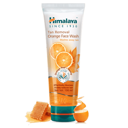 Himalaya Tan Removal Orange Face Wash - 100ml - Indyancart