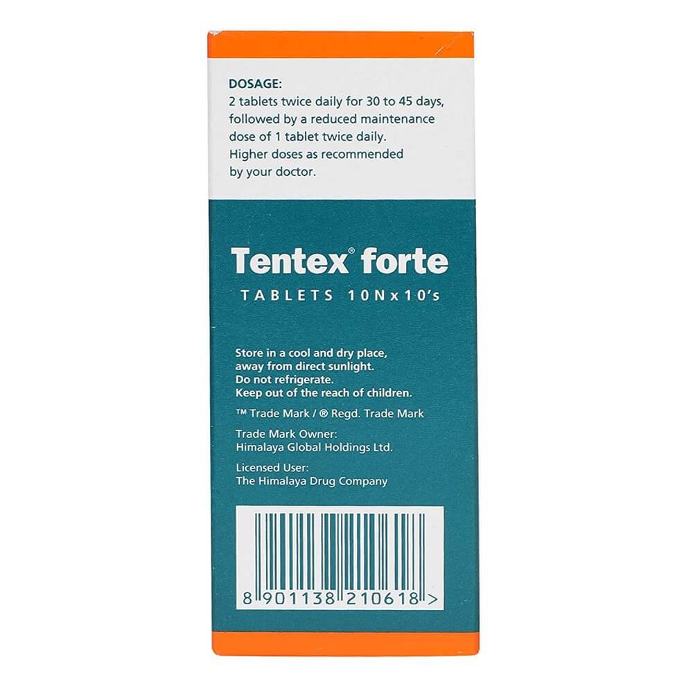 Himalaya Tentex Forte Tablets - 10 Tablets (Pack of 10) - Indyancart
