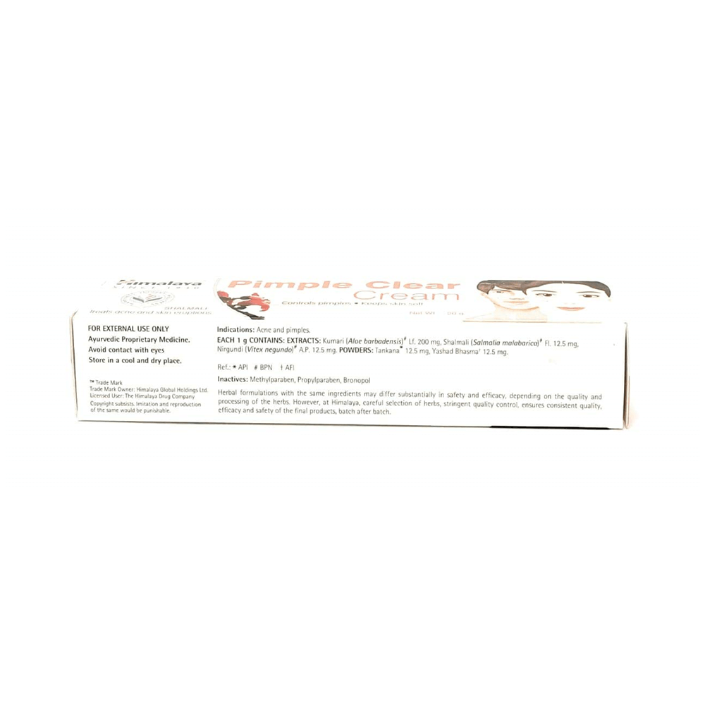Himalaya Wellness Pimple Clear Cream (20 gm) - Indyancart