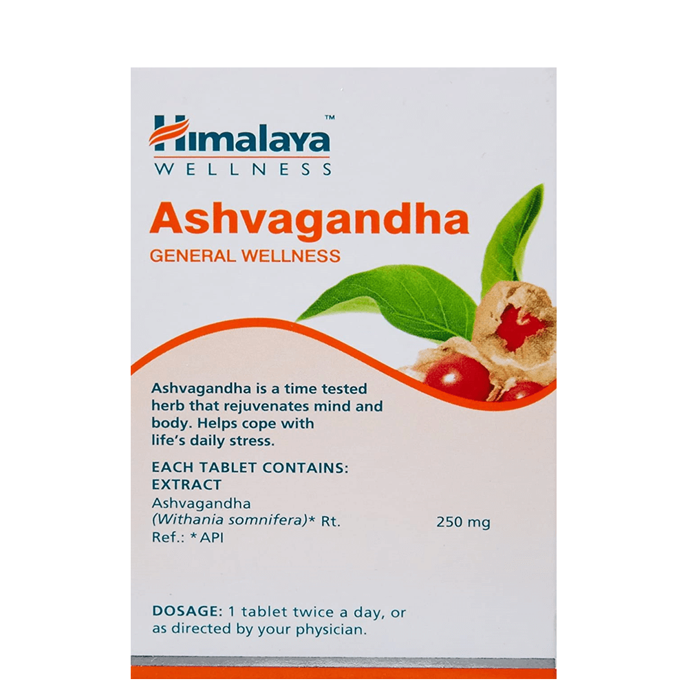 Himalaya Pure Herbs Ashvagandha General Wellness - Indyancart