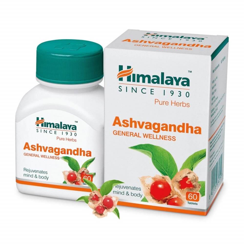 Himalaya Pure Herbs Ashvagandha General Wellness - Indyancart