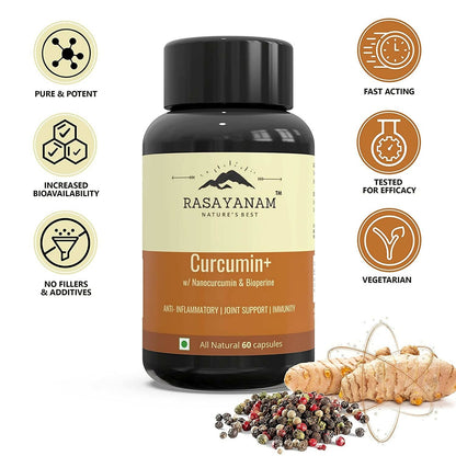 Rasayanam Curcumin+ Capsules - Limited Time Offer