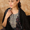 Dhiyona IE Bandhani Printed Straight Pure Cotton Kurta with Palazzos & Dupatta